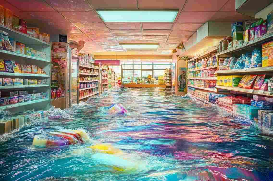 Catastrophe naturelle entreprise bien protégée